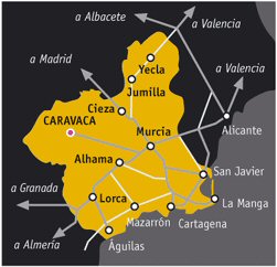 Resultado de imagen de caravaca murcia mapa